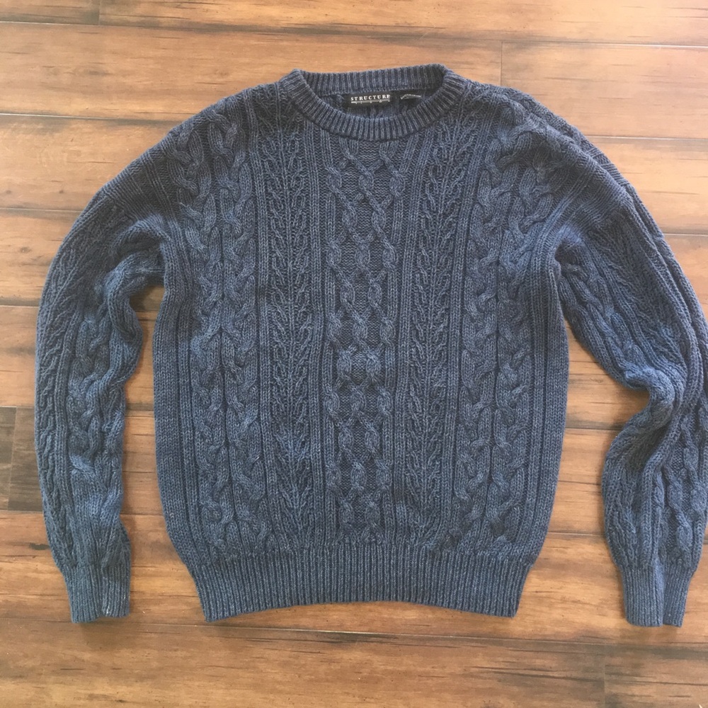 Vintage Oversized Structure Sweater